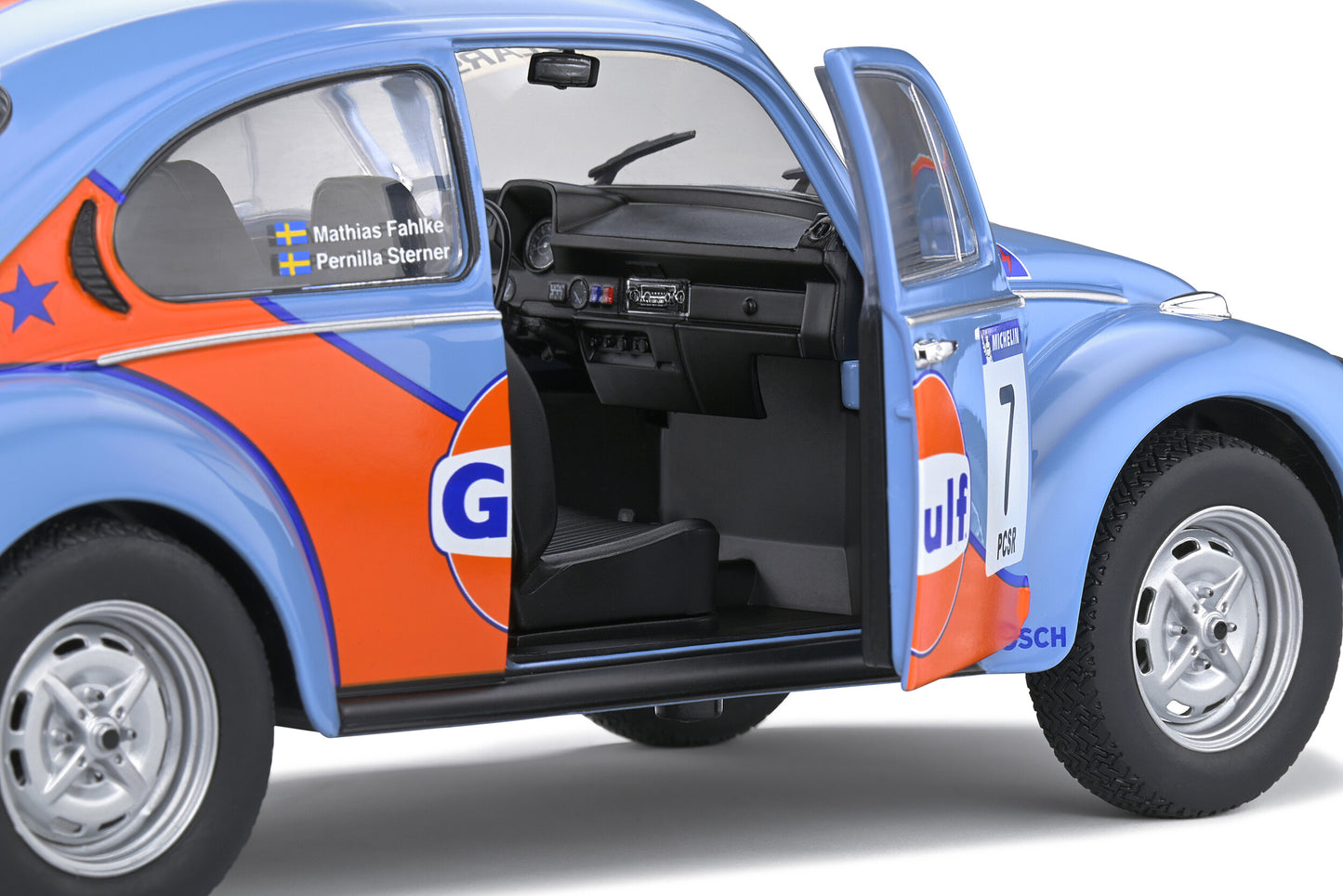 Volkswagen Beetle 1303 Rallye Colds Balls 2019 – #7 Fahlke/Sterner – Die‑Cast Solido