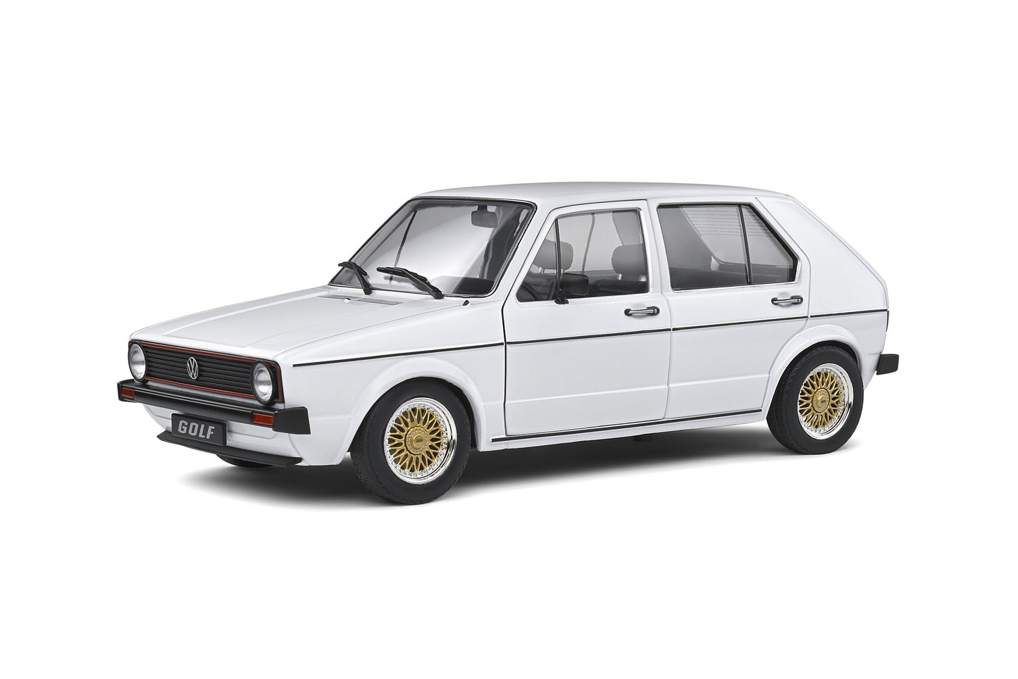 Volkswagen Golf L White Custom 1983 – Die‑Cast Solido