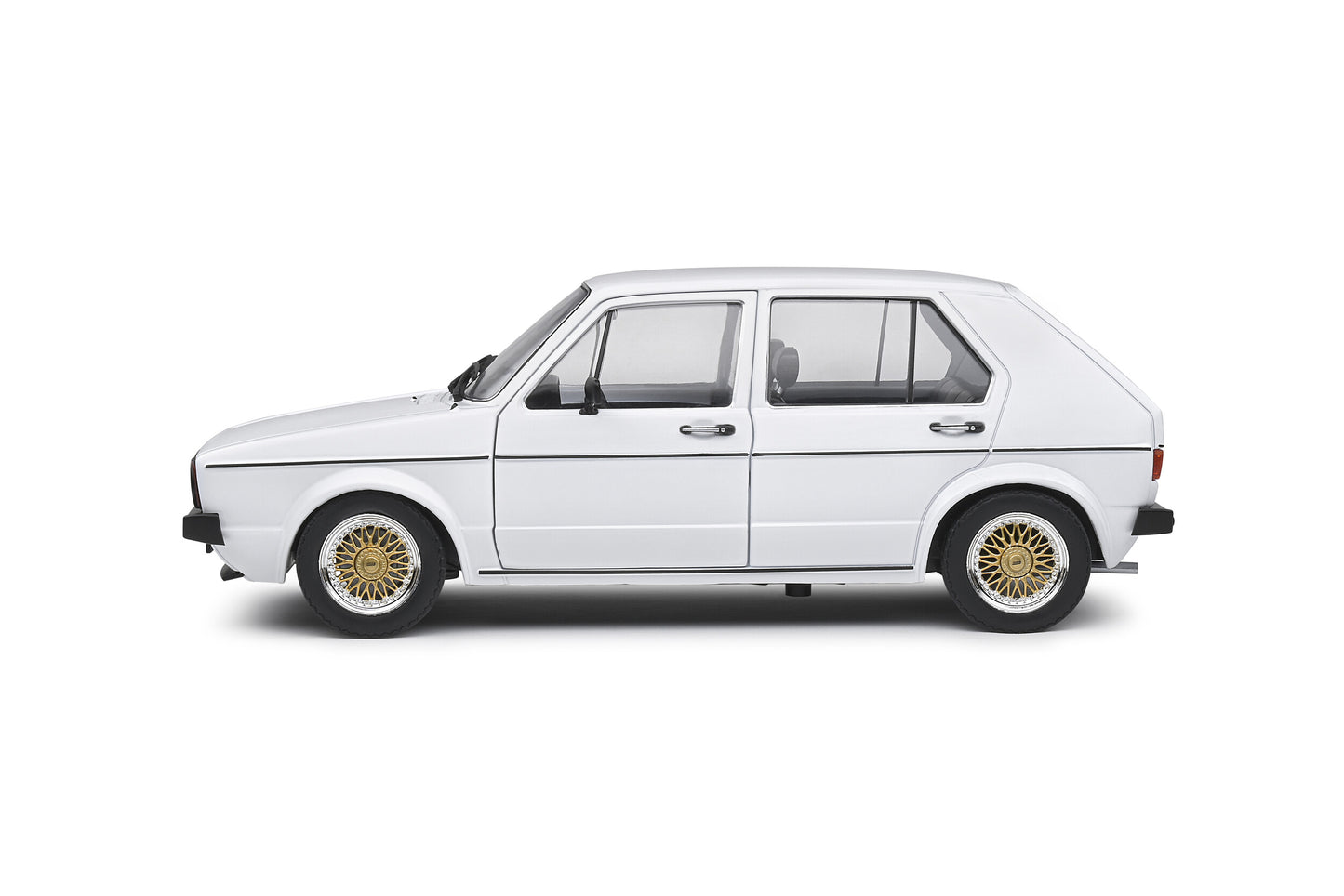 Volkswagen Golf L White Custom 1983 – Die‑Cast Solido