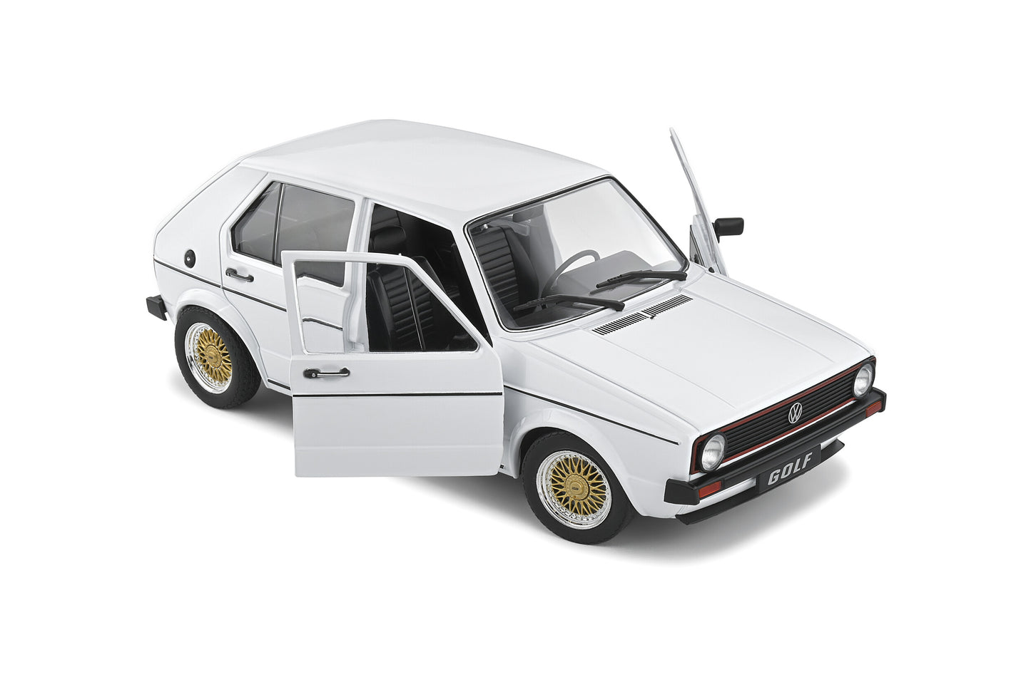 Volkswagen Golf L White Custom 1983 – Die‑Cast Solido