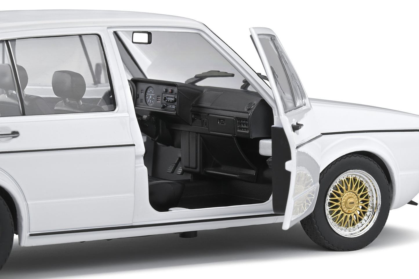 Volkswagen Golf L White Custom 1983 – Die‑Cast Solido