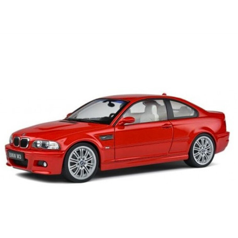 BMW E46 M3 Coupe – Red – 2000 – 1 : 18 – Solido