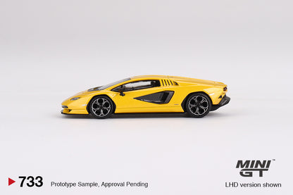 Lamborghini Countach LPI 800-4 – New Giallo Orion – MiniGT