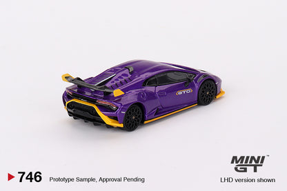 Lamborghini Huracán STO – Viola Pasifae – 1:64 – Mini GT