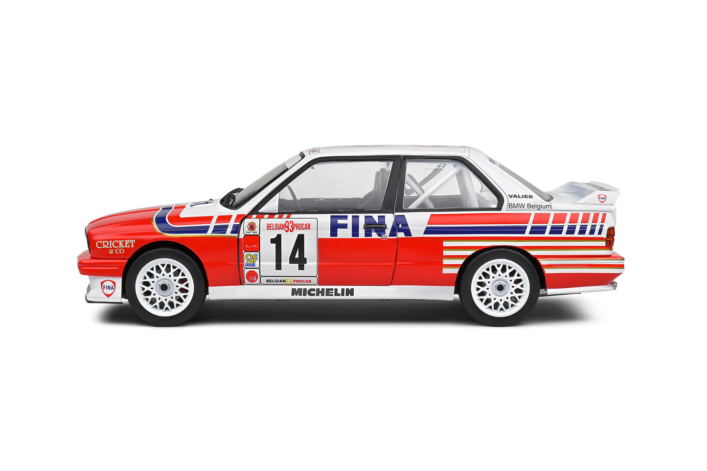 BMW E30 M3 – Belgium Procar – 1993 – #14 Duez – 1:18 – Solido