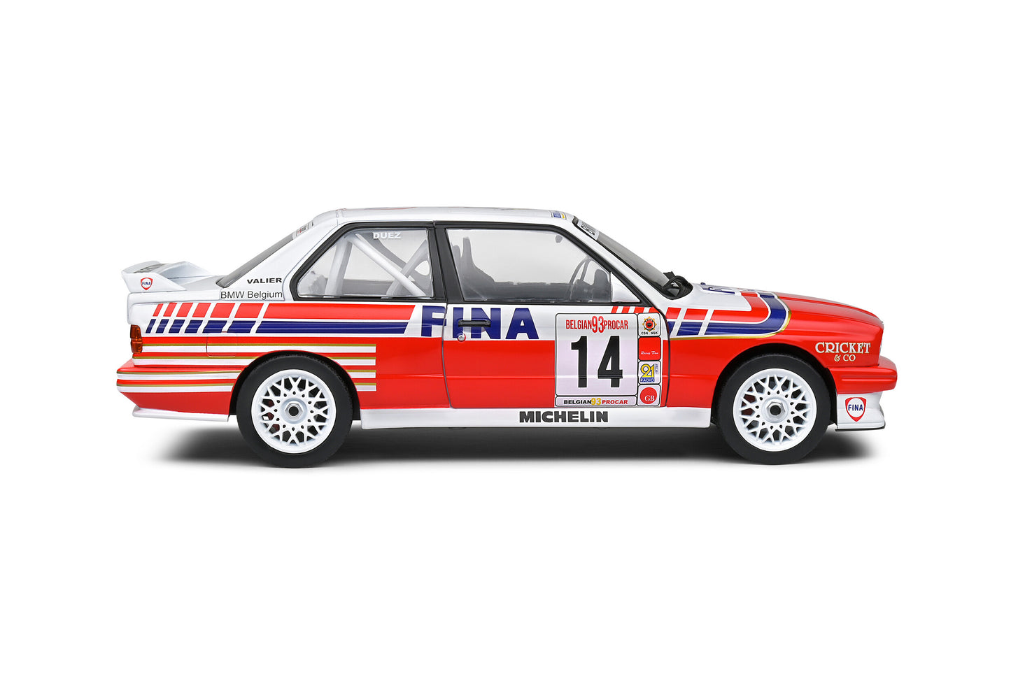 BMW E30 M3 – Belgium Procar – 1993 – #14 Duez – 1:18 – Solido