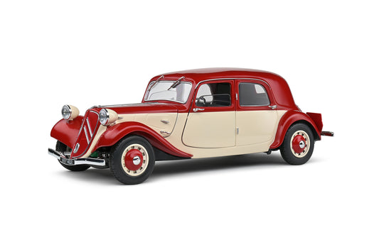 Citroën Traction 7 1937 Red / Cream – Die‑Cast Solido