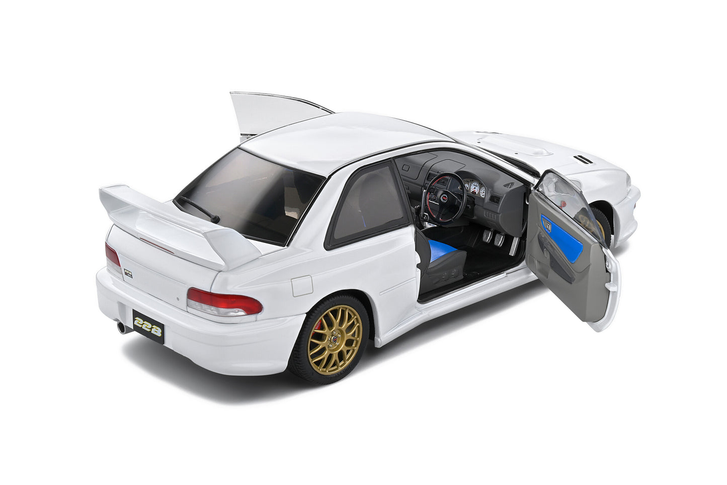 Subaru Impreza 22B – 1998 – Pure White – 1:18 – Solido
