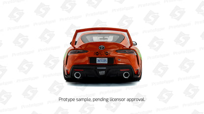 Toyota GR Supra Tribute – 2024 – Orange – 1:18 – Solido