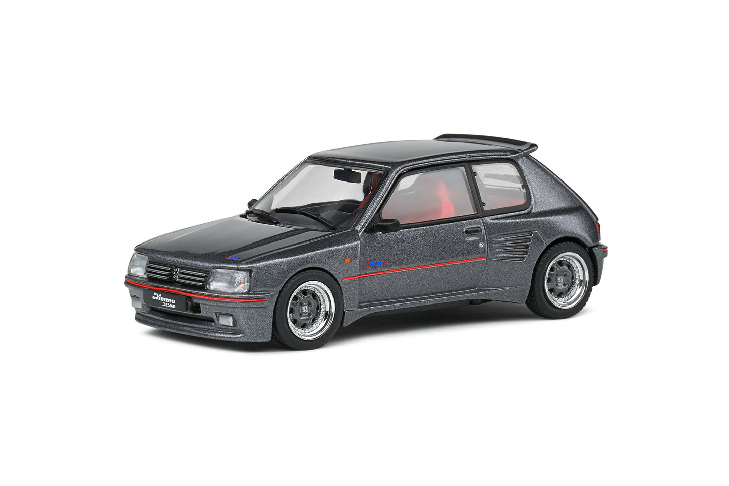 Peugeot 205 Dimma Grey Metallic 1989 1:43 Solido