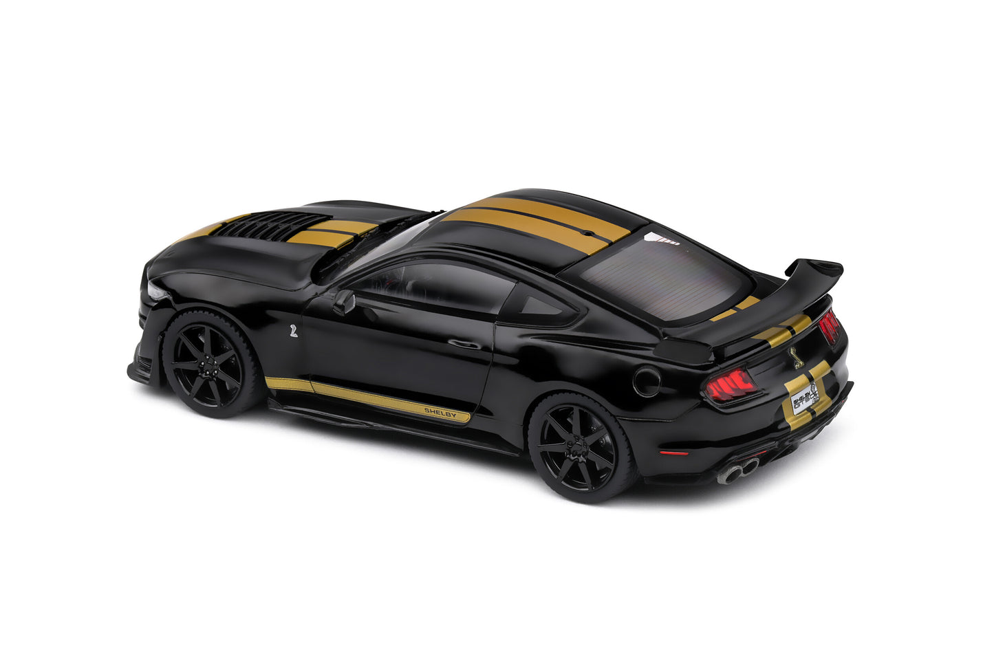 Shelby Mustang GT500 – 2020 – Crna sa zlatnim prugama – 1:43 – Solido