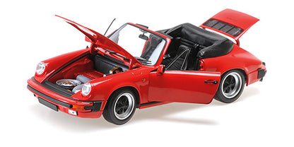 PORSCHE 911 CARRERA CABRIOLET 3.2 – 1983 – RED