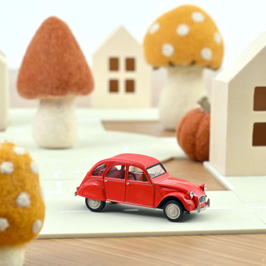 Citroën 2CV 1978 – Géranium Red – Norev Jet‑car