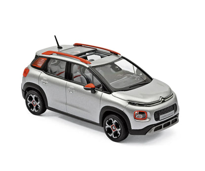 Citroën C3 Aircross 2017 Cosmic Silver & Orange Deco – Die‑Cast Norev