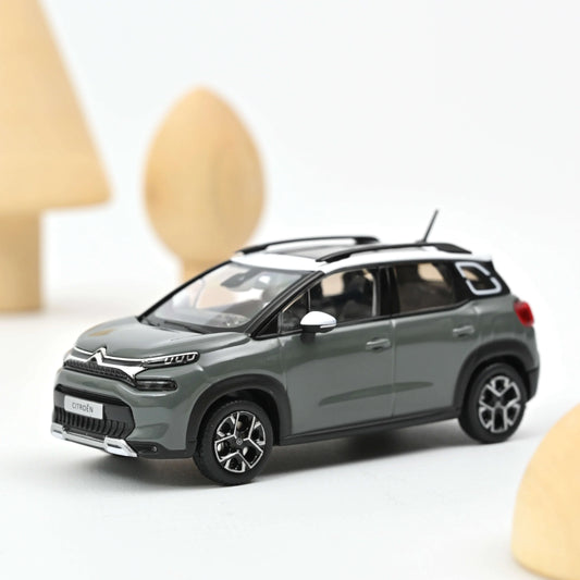Citroën C3 Aircross 2021 Kaki Grey & White Roof – Die‑Cast Norev