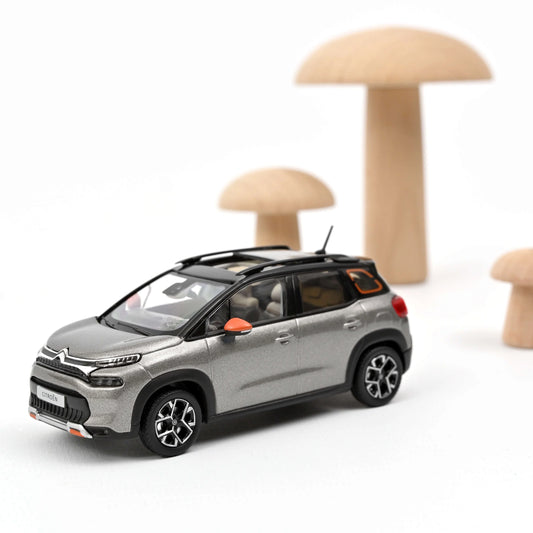 Citroën C3 Aircross 2021 Platinum Grey & Black Roof – 1:43 Die‑Cast Norev