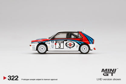 Lancia Delta HF Integrale Evoluzione – 1992 – Rally 1000 Lakes Winner #3 – 1:64 – MiniGT