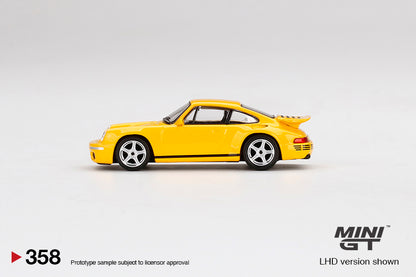 RUF CTR Anniversary “Blossom Yellow” – 1:64 – Mini GT
