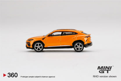 Lamborghini Urus – Arancio Borealis – 1:64 – Mini GT