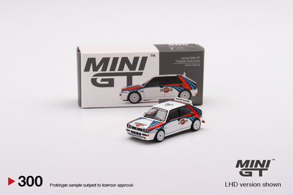Lancia Delta HF Integrale Evoluzione – 1992 – Rally 1000 Lakes Winner #3 – 1:64 – MiniGT