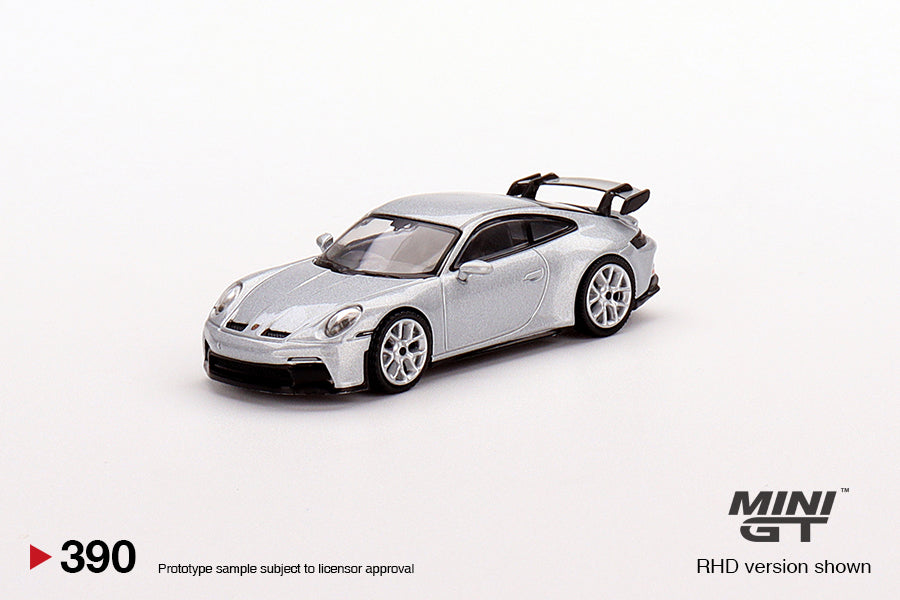 Porsche 911 (992) GT3 GT – Silver Metallic – 1:64 – Mini GT
