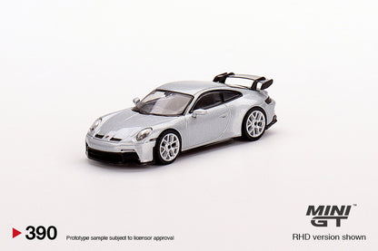 Porsche 911 (992) GT3 GT – Silver Metallic – 1:64 – Mini GT