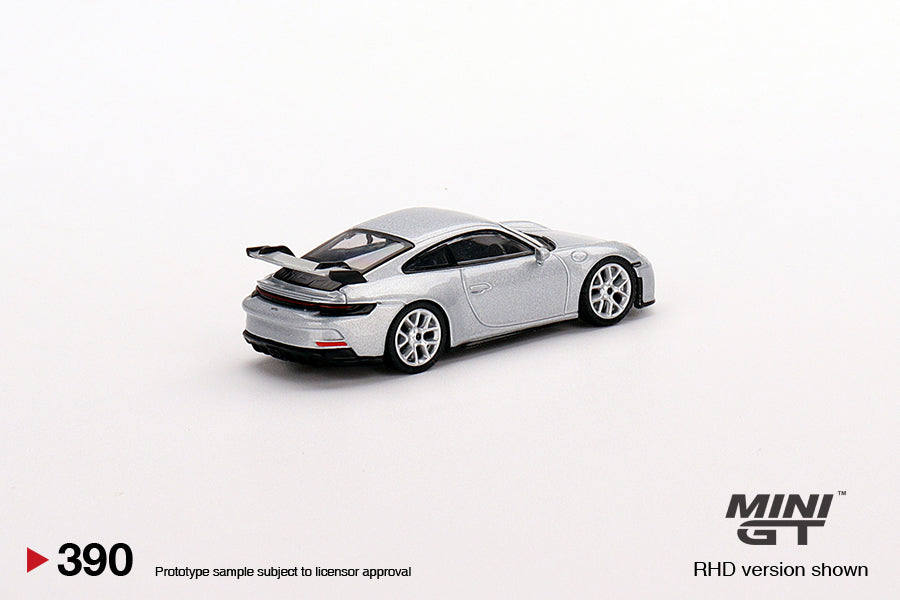 Porsche 911 (992) GT3 GT – Silver Metallic – 1:64 – Mini GT