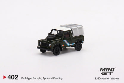 Land Rover Defender 90 Pickup Bronze Green – MiniGT