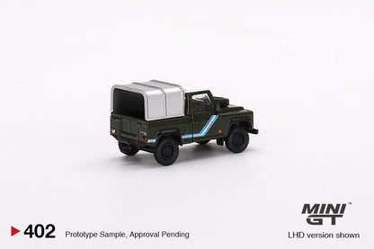 Land Rover Defender 90 Pickup Bronze Green – MiniGT