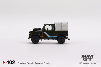 Land Rover Defender 90 Pickup Bronze Green – MiniGT