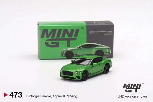 Bentley Continental GT Speed 2022 – Apple Green – Mini GT