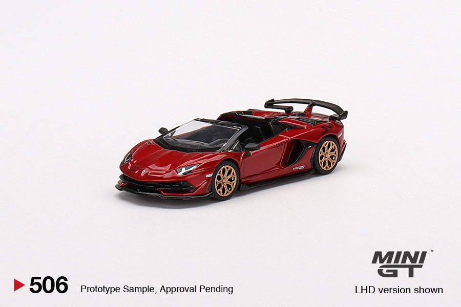 Lamborghini Aventador SVJ Roadster Rosso Efesto – MiniGT 1/64