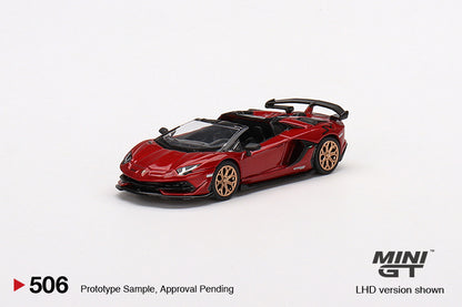 Lamborghini Aventador SVJ Roadster Rosso Efesto – MiniGT 1/64