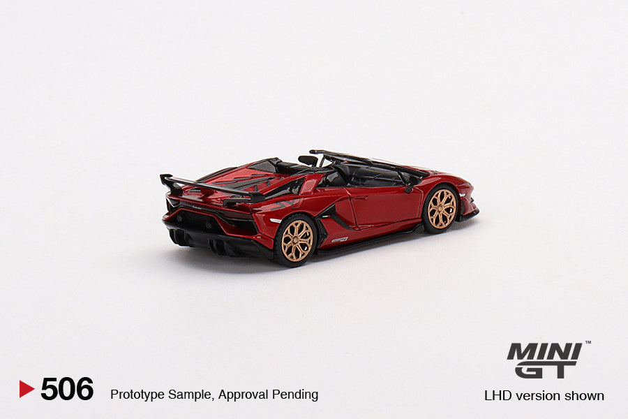 Lamborghini Aventador SVJ Roadster Rosso Efesto – MiniGT 1/64