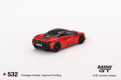 McLaren Artura Vermillion Red LHD – MiniGT 1/64