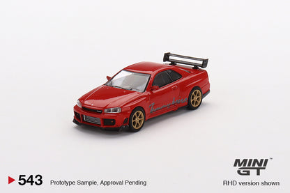 Nissan GT-R R34 Tommykaira R RZ, red