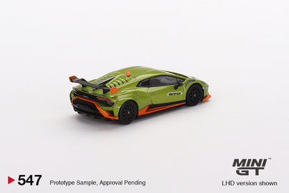 Lamborghini Huracán STO Verde Citrea – MiniGT