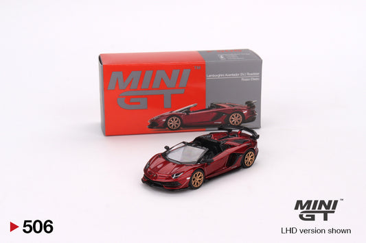 Lamborghini Aventador SVJ Roadster Rosso Efesto – MiniGT 1/64