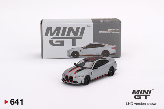 BMW M4 CSL – Frozen Brooklyn Grey Metallic – MiniGT