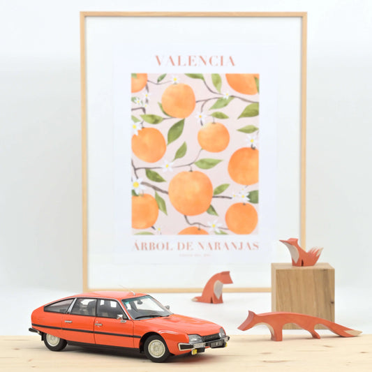 Citroën CX 2400 GTi 1977 Mandarine Orange – Die‑Cast Norev