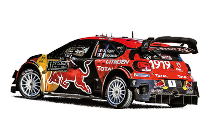 Citroën C3 WRC 2019 Rally Monte‑Carlo – Ogier/Ingrassia – Norev