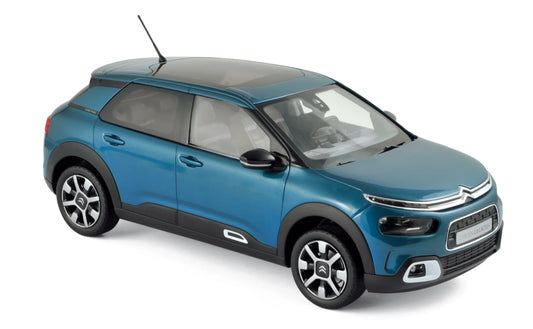 Citroën C4 Cactus 2018 Émeraude Blue – Die‑Cast Norev