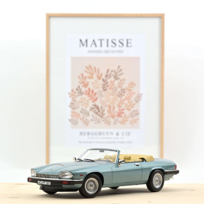 Jaguar XJ‑S 5.3 H.E. Convertible 1988 – Light Blue Metallic – Norev