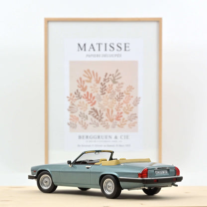 Jaguar XJ‑S 5.3 H.E. Convertible 1988 – Light Blue Metallic – Norev
