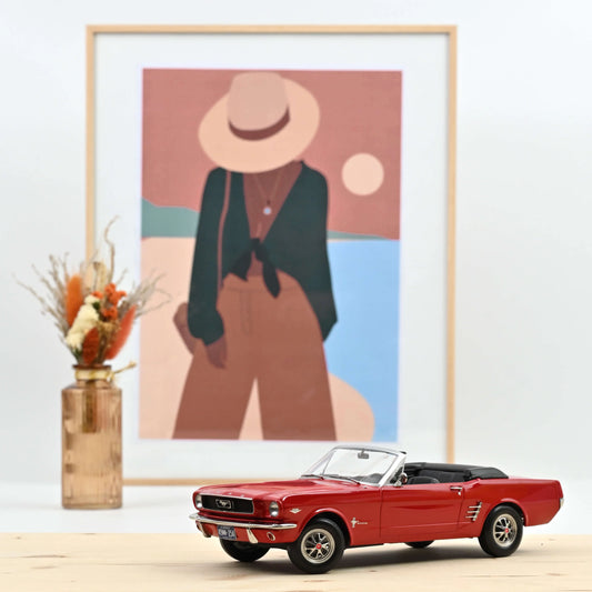 Ford Mustang Convertible 1966 – Signal Flare Red – Norev