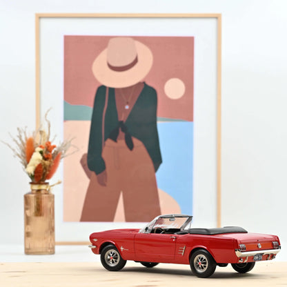 Ford Mustang Convertible 1966 – Signal Flare Red – Norev