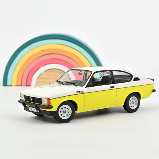 Opel Kadett GT/E 1977 White & Yellow – Die‑Cast Norev