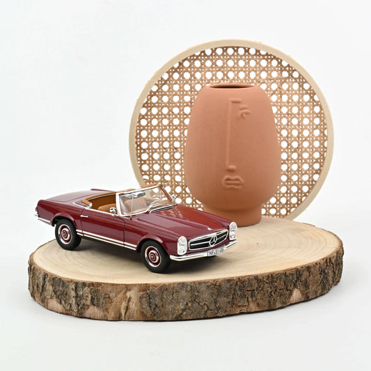 Mercedes‑Benz 230 SL 1963 Dark Red – Die‑Cast Norev