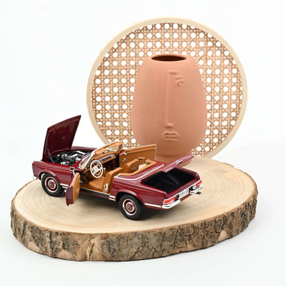 Mercedes‑Benz 230 SL 1963 Dark Red – Die‑Cast Norev