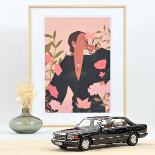 Mercedes-Benz 560 SEL 1989 – Crna metalik – Norev